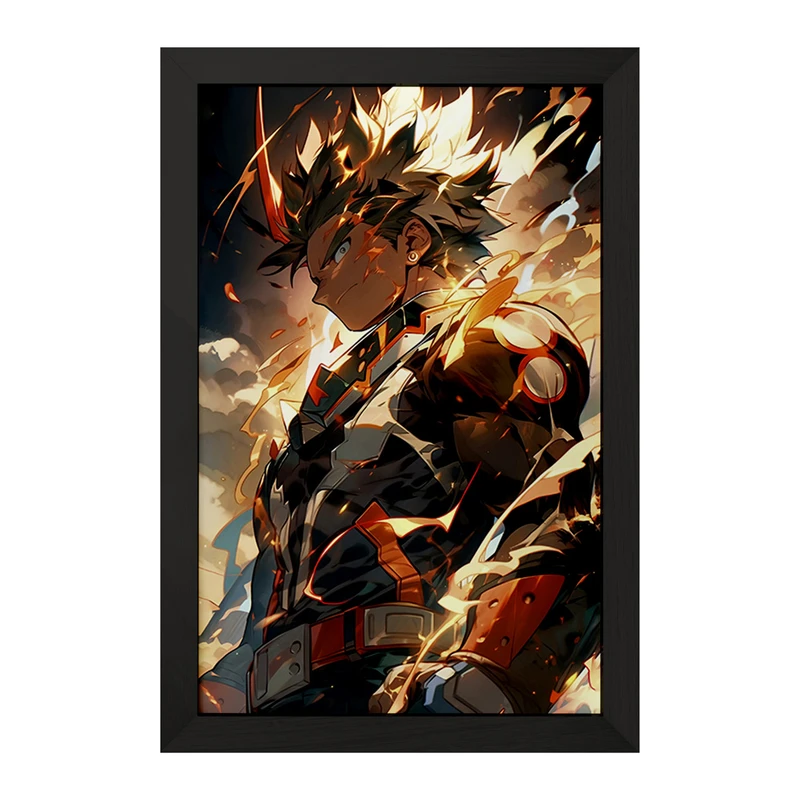 تابلو خندالو مدل انیمه آکادمی قهرمان من کد F4755