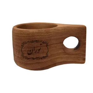 لیوان چوبی مدل توران