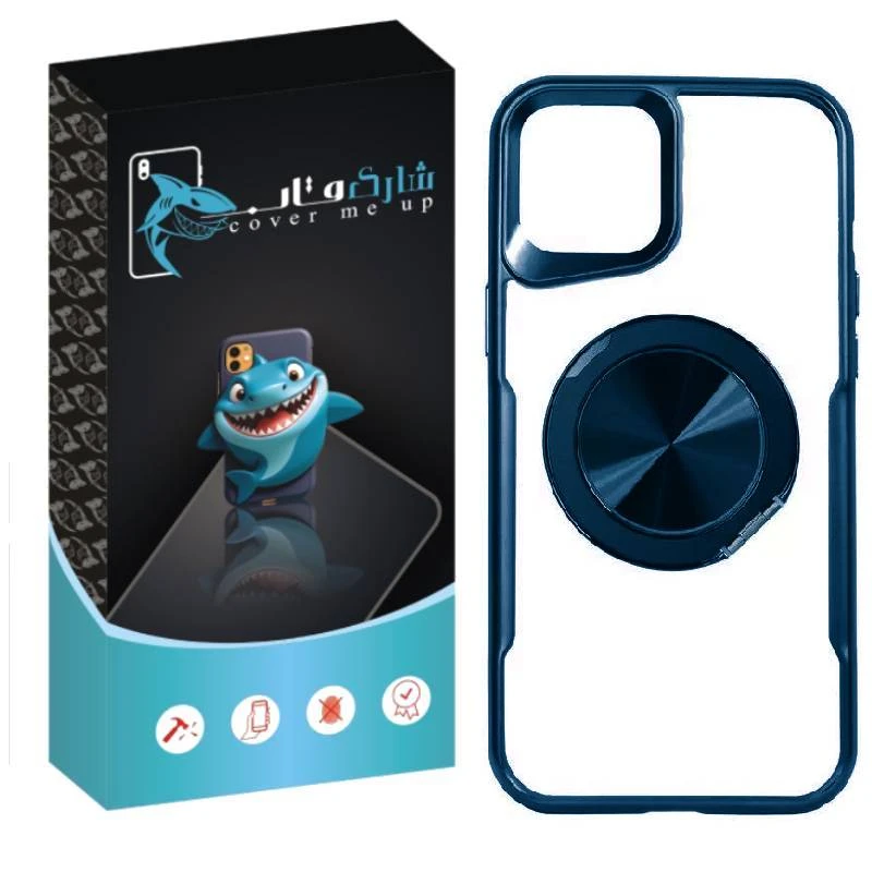 کاور شارک قاب مدل مگسیف طرح اسپینری مناسب برای گوشی موبایل اپل iPhone 13 / 14 