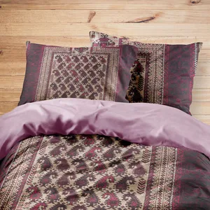 سرویس روتختی مدوپد طرح قالیچه جانمازی بته‌ای مدل C-balouch50 یک نفره 4 تکه