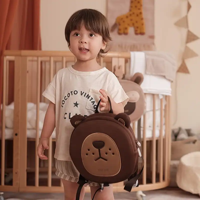 کوله پشتی بچگانه زوی زویی مدل Cute Big Brown Bear کد B32