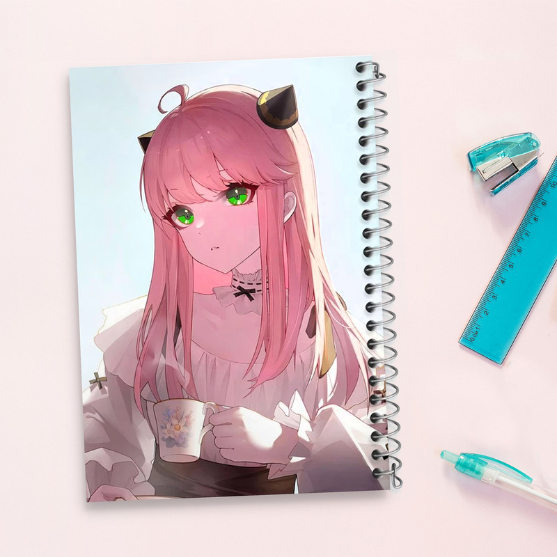 دفتر نقاشی 50 برگ خندالو مدل انیا انیمه اسپای ایکس فمیلی Spy X Family کد 22199