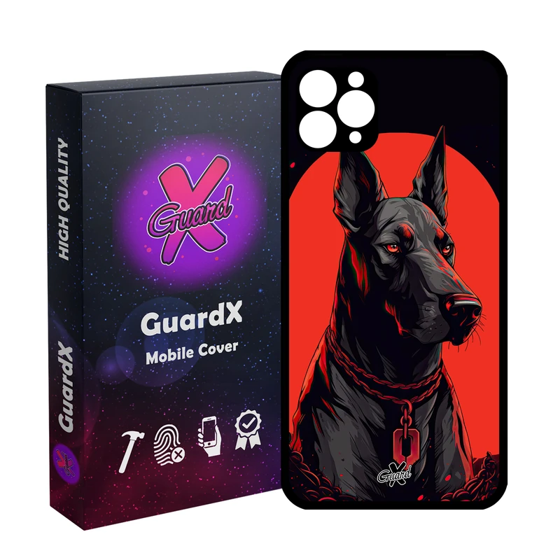 کاور گارد ایکس طرح سگ مدل Glass10621 مناسب برای گوشی موبایل اپل iPhone 11 Pro Max