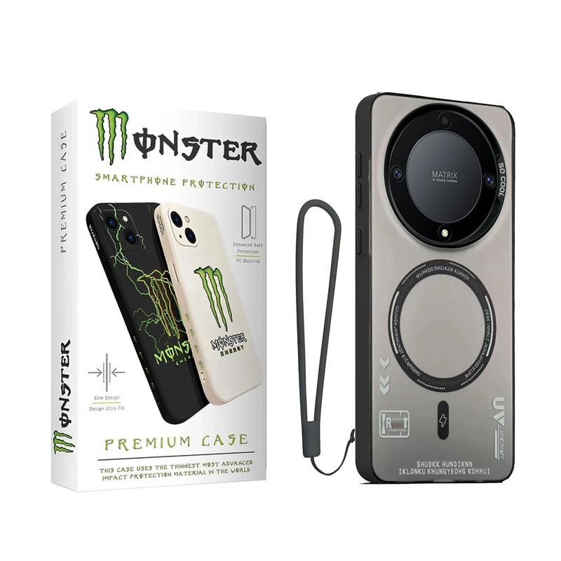 کاور مانستر مدل SoCool Strap مناسب برای گوشی موبایل آنر X9a به همراه بندآویز