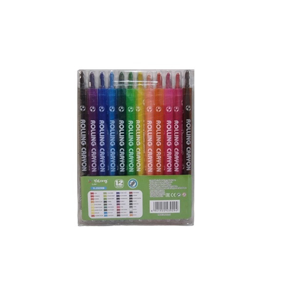 پاستل 12 رنگ یالونگ مدل پیچی طرح ماشین کد 232306