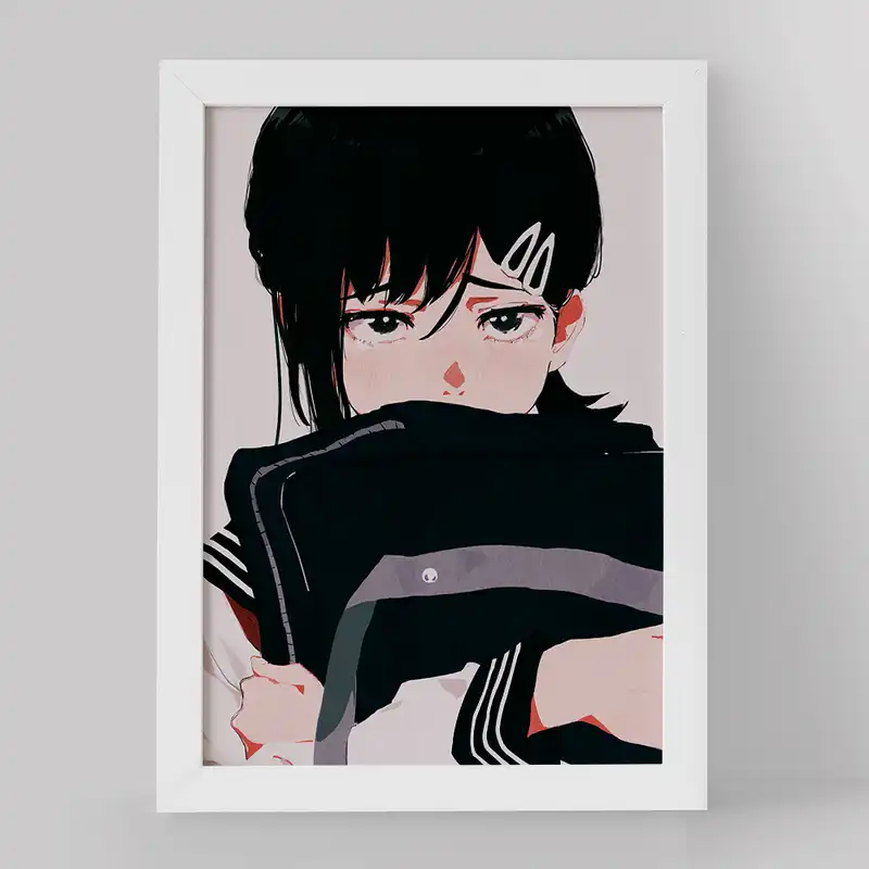 تابلو خندالو مدل کوبنی انیمه مرد اره ای کد 17979