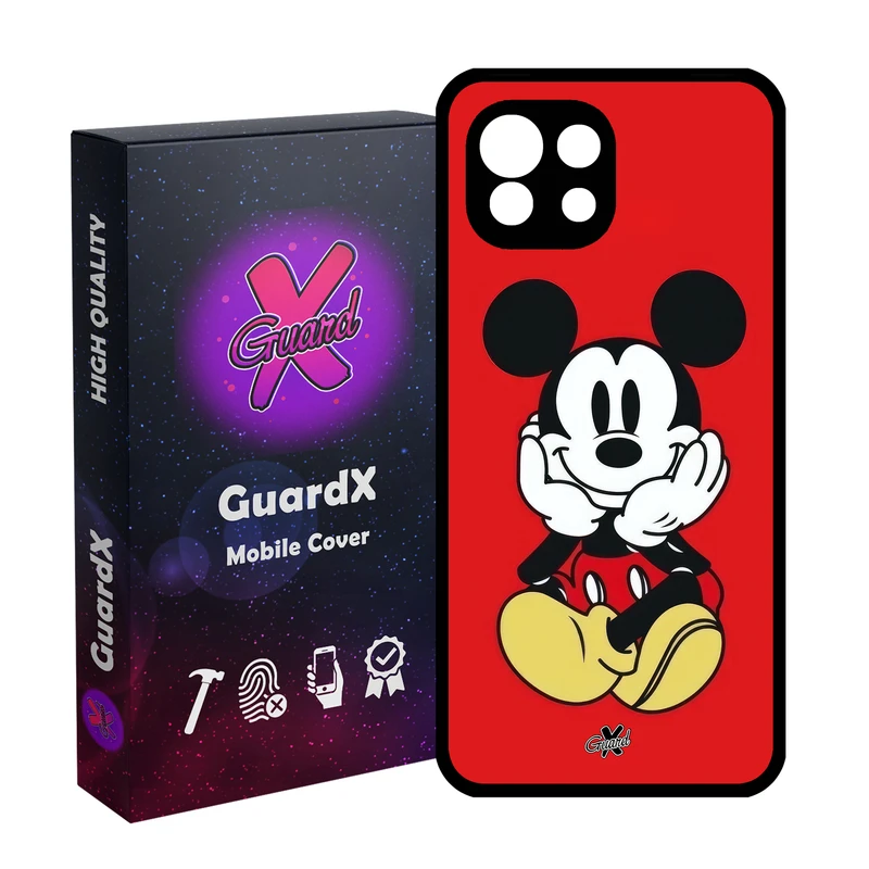 کاور گارد ایکس طرح میکی موس مدل Glass10627 مناسب برای گوشی موبایل شیائومی  MI 11 Lite