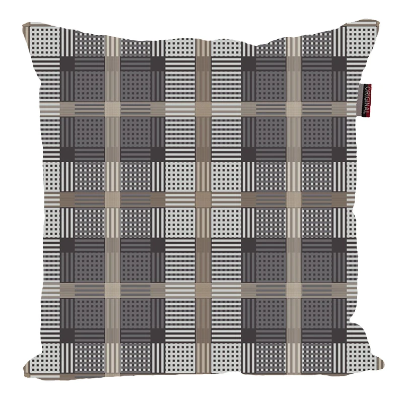 کوسن پاد آفرین مدل مینیمال طرح چهارخانه کد PK30067