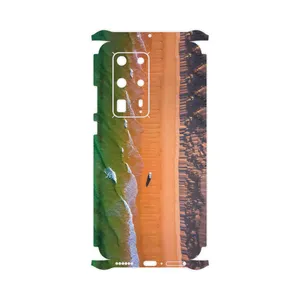 MAHOOT Beach and Green Sea-FullSkin Cover Sticker for Huawei P40 Pro Plus