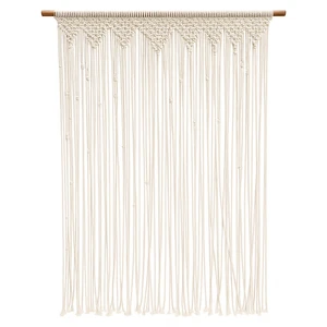 پرده مدل لومیرا مکرومه  سایز 220x120 سانتی‌متر