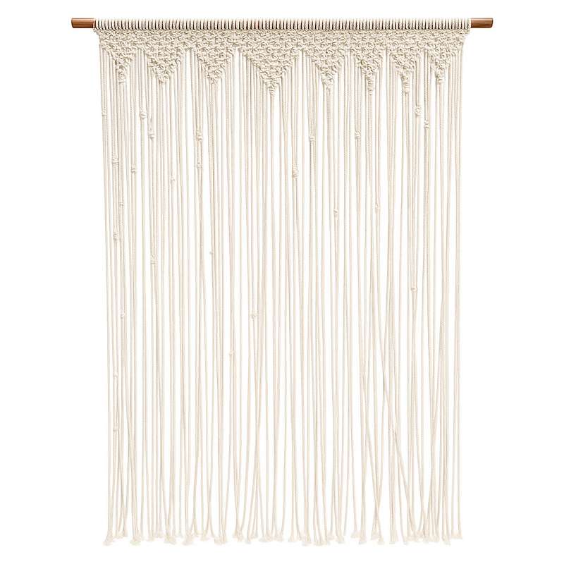 پرده مدل لومیرا مکرومه سایز 220x120 سانتیمتر پرده مدل لومیرا مکرومه سایز 220x120 سانتیمتر