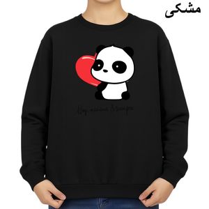 سویشرت زنانه مدل پاندا و قلب کد v17