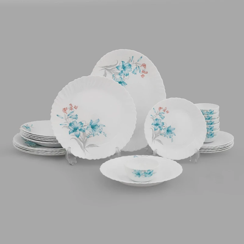 سرویس غذاخوری 25 پارچه 6 نفر مدل  گلوش