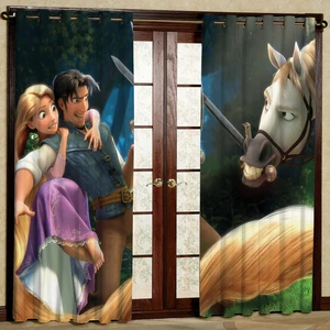 پرده مدل گیسو کمند مخمل پانچی کد 1261 سایز 140x280 سانتی متر
