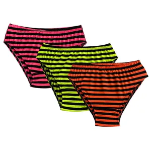 شورت زنانه مدل راه راه نخی لیفه ای بسته سه عددی 