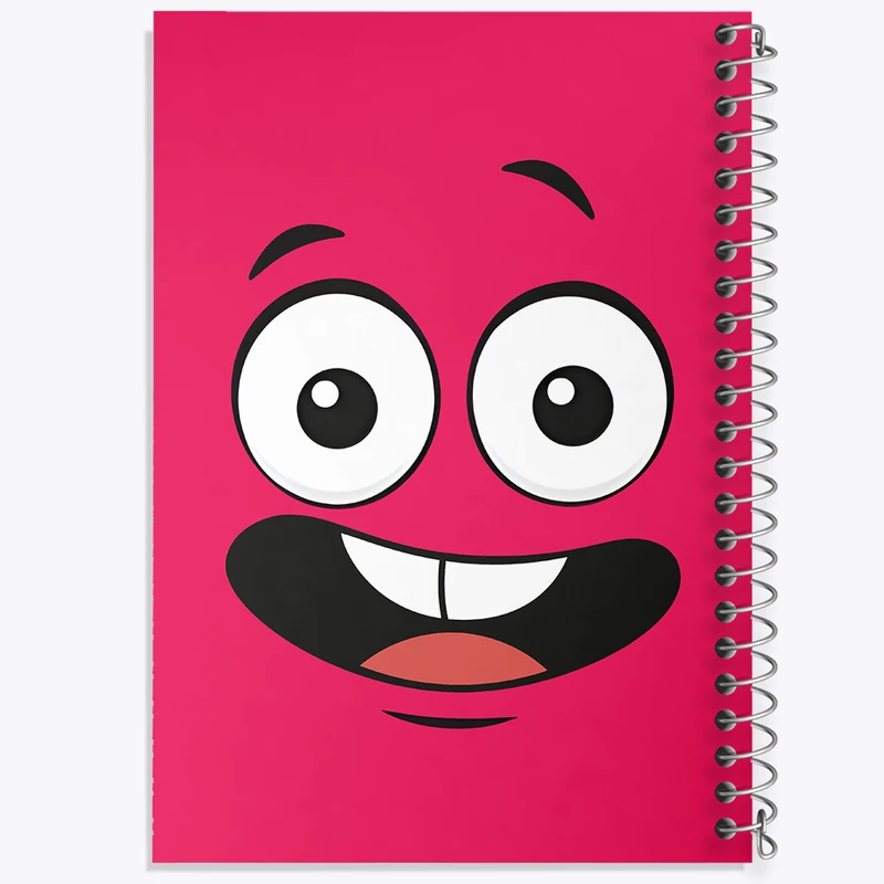 دفتر شطرنجی 50 برگ خندالو طرح ایموجی کد N5399