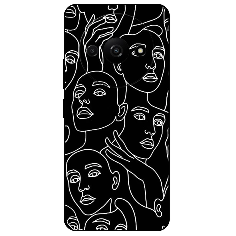 کاور مگافون طرح دخترانه مدل 7762 مناسب برای گوشی موبایل شیائومی Redmi A3 / A3x