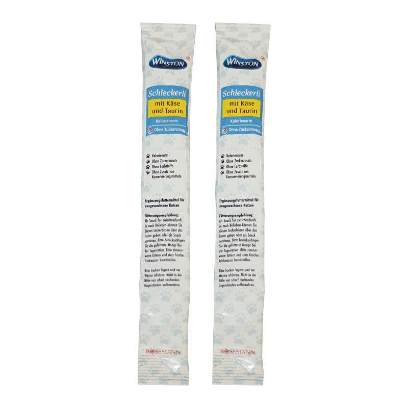 بستنی گربه وینستون مدل گوشت و پنیر وزن 15 گرم مجموعه 2 عددی