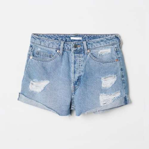 شلوارک زنانه سی اند ای مدل زاپ دار