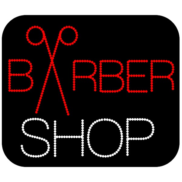 تابلو ال ای دی طرح barber shop کد 2027