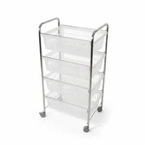 ترولی مدل لیماندا ۴ طبقه چرخ دار