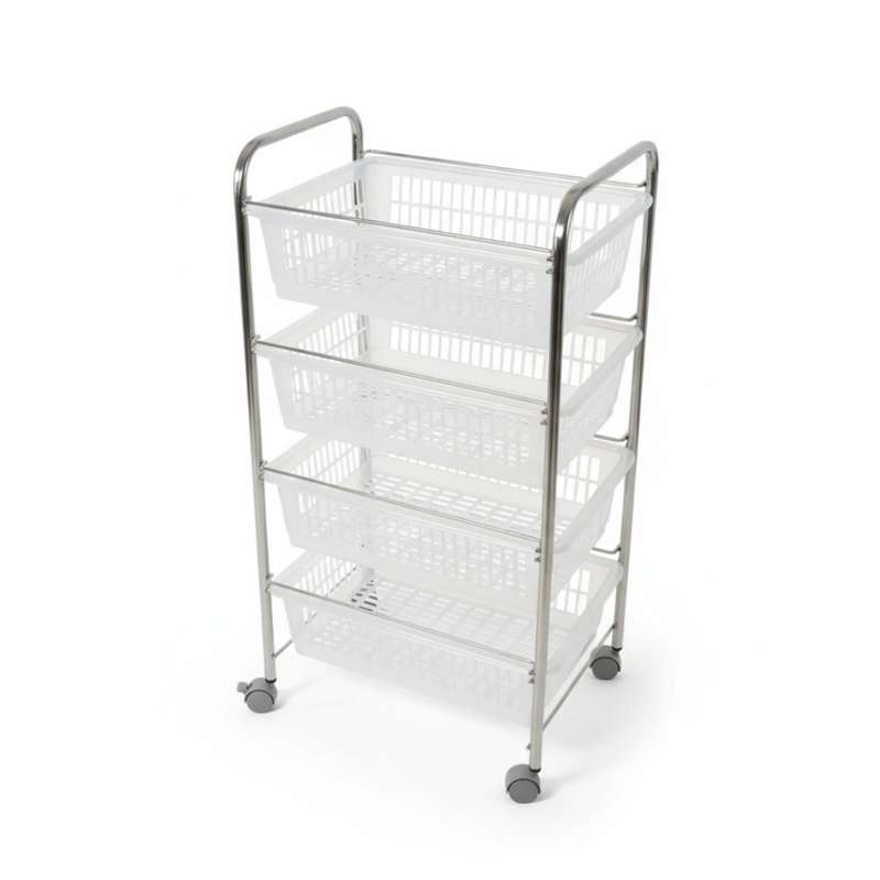 ترولی مدل لیماندا ۴ طبقه چرخ دار