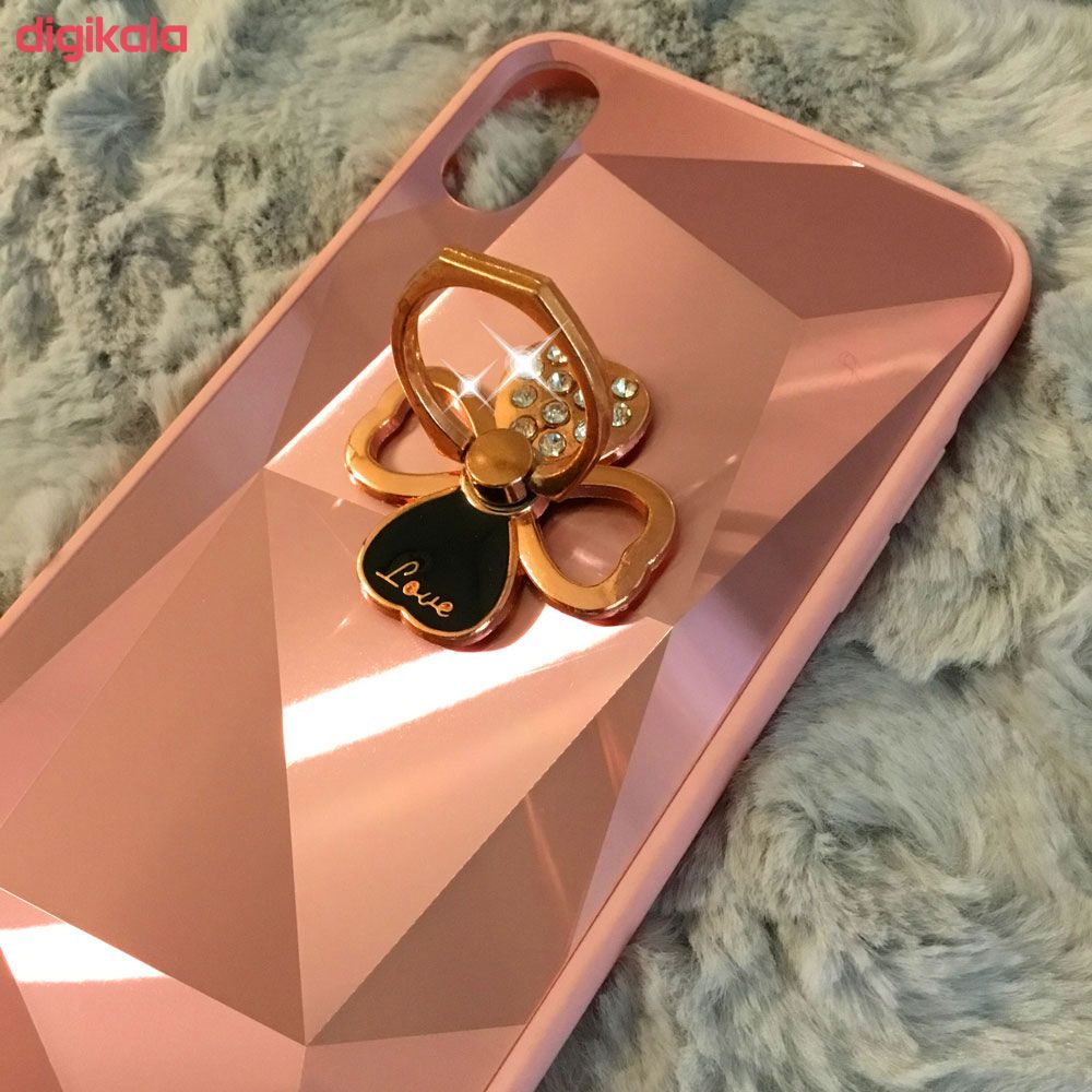 حلقه نگهدارنده گوشی موبایل طرح Flower کد R14 main 1 2