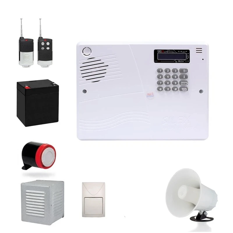 سیستم امنیتی دزدگیر سایلکس مدل پک کامل SG-Lite تک چشمی
