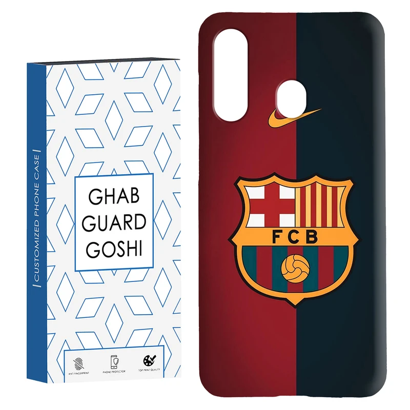 کاور قاب گارد گوشی طرح تیم بارسلونا کد Dimo-090 مناسب برای گوشی موبایل سامسونگ Galaxy A60 / M40 