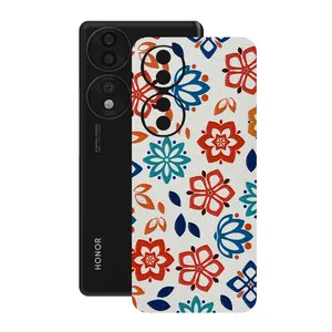 Remax cover sticker Leth model flower design suitable for Honor 70 mobile phone