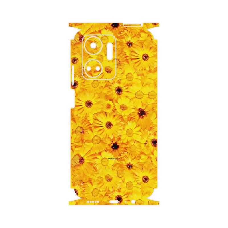برچسب پوششی ماهوت مدل Yellow_Flower-FullSkin مناسب برای گوشی موبایل آنر X7a