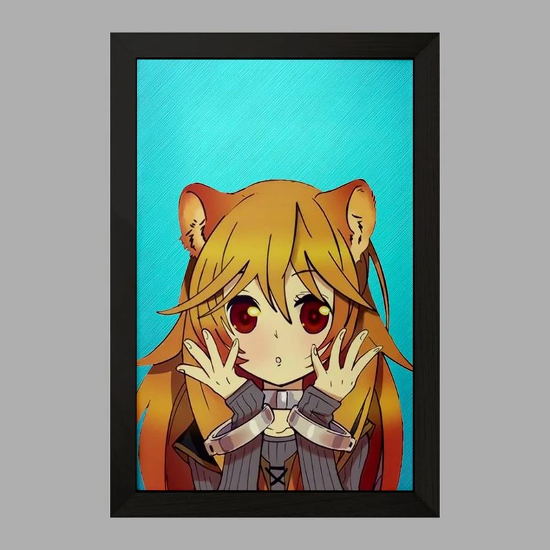 تابلو خندالو مدل رافتالیا انیمه ظهور قهرمان سپر  کد 15942