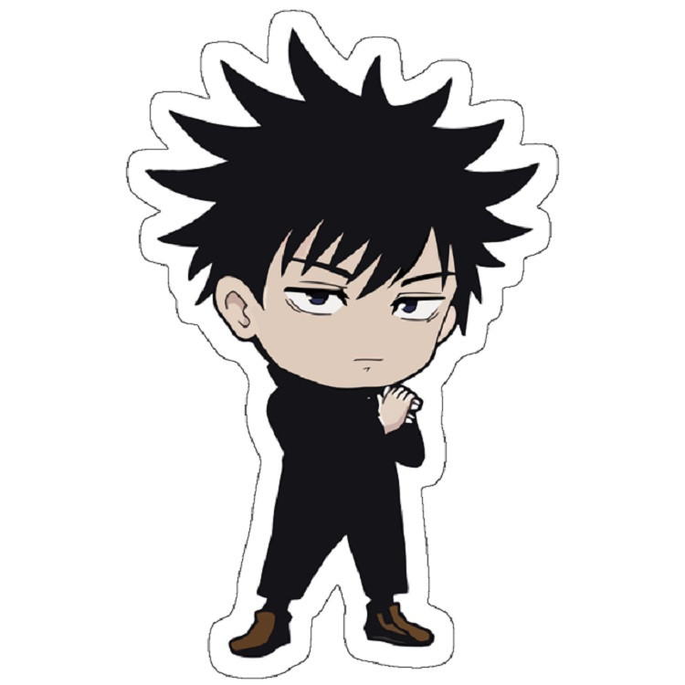 استیکر لپ تاپ مدل Megumi Fushiguro- Jujutsu Kaisen Chibi