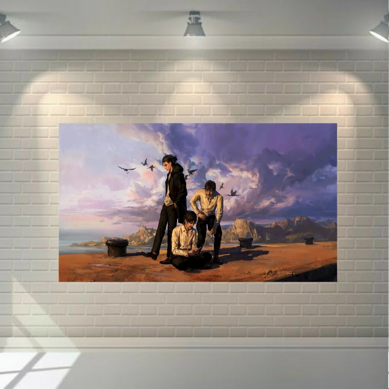 تابلو بوم طرح اتک آن تایتان - Attack on Titan مدل SDB3216