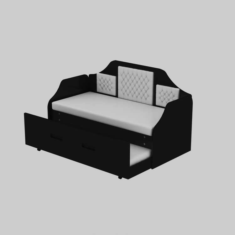 تخت خواب یک نفره مدل میزبان و میهمان سایز 200x90 سانتی متر