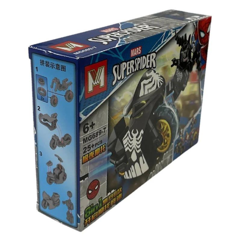 ساختنی ۲۵ تکه ام مدل اسپایدرمن 