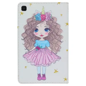 کیف کلاسوری طرح دختر فانتزی کد J-029 مناسب برای تبلت سامسونگ Galaxy Tab A7 Lite / T225