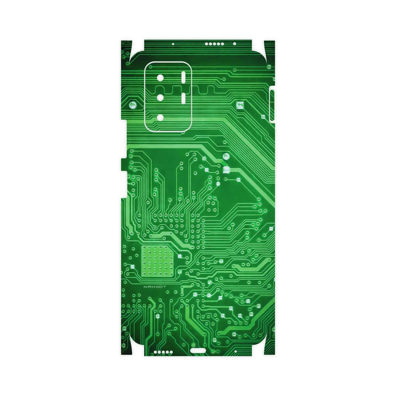 برچسب پوششی ماهوت مدل Green-Printed-Circuit-Board-FullSkin مناسب برای گوشی موبایل شیائومی Redmi Note 10 Pro China