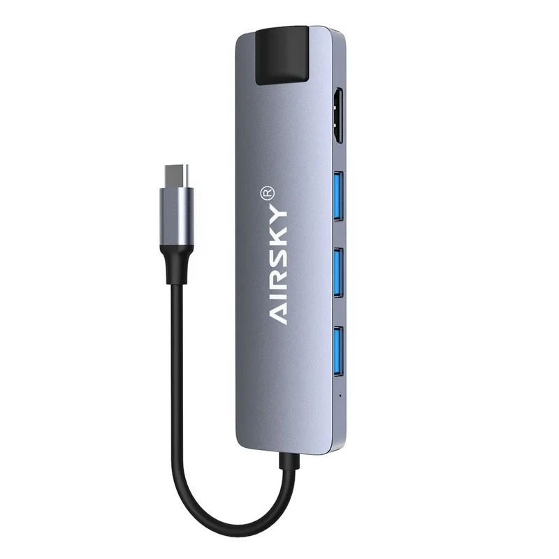 هاب 5 پورت USB-C ایراسکای مدل HC-13M
