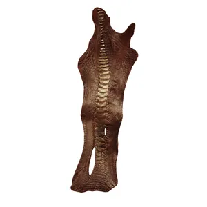 چرم طبیعی مدل ساق شتر مرغ کد OL099