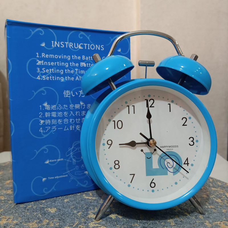ساعت رومیزی کودک مدل زنگ دار کد tw88