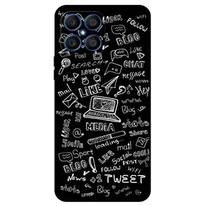 Megafone Social Media 1898 Cover For Honor X8 4G