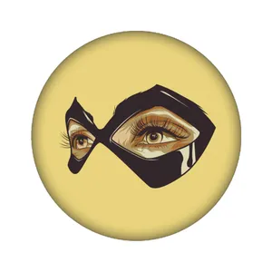 استیکر تزئینی موبایل مدل چشم کد 3395