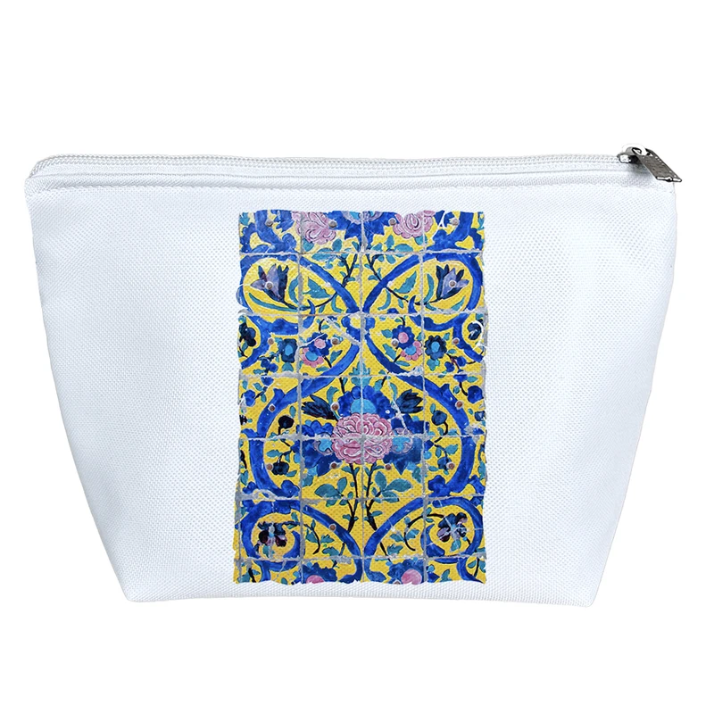 کیف لوازم آرایش دخترانه خندالو مدل کاشی کد 65