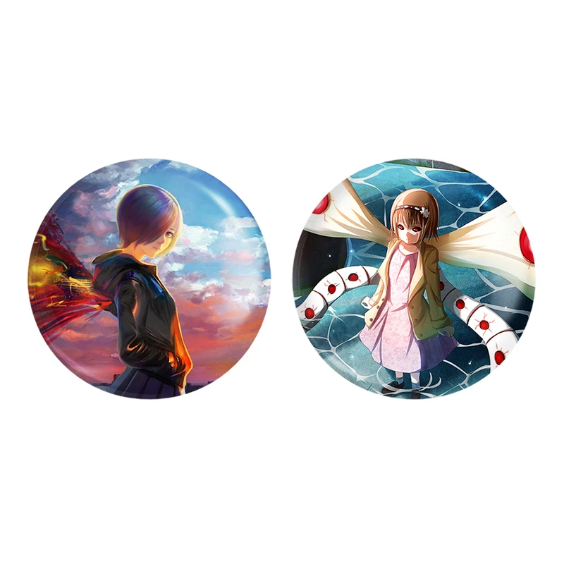 مگنت خندالو طرح هینامی و توکا کریشیما انیمه توکیو غول Tokyo Ghoul کد 1187411884 مجموعه 2 عددی