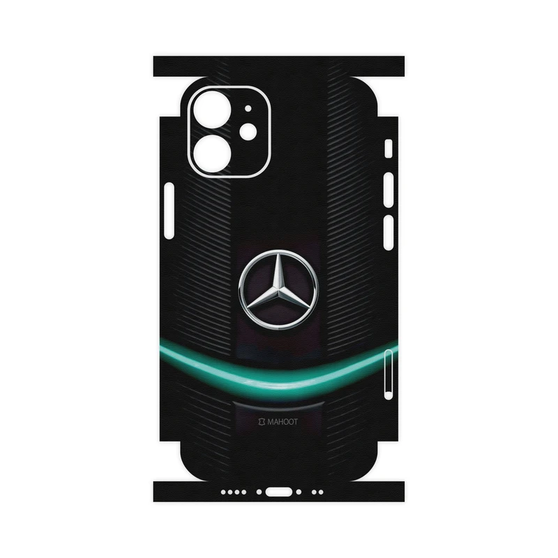 برچسب پوششی ماهوت مدل Mercedes-Benz-FullSkin مناسب برای گوشی موبایل اپل iPhone 12 mini