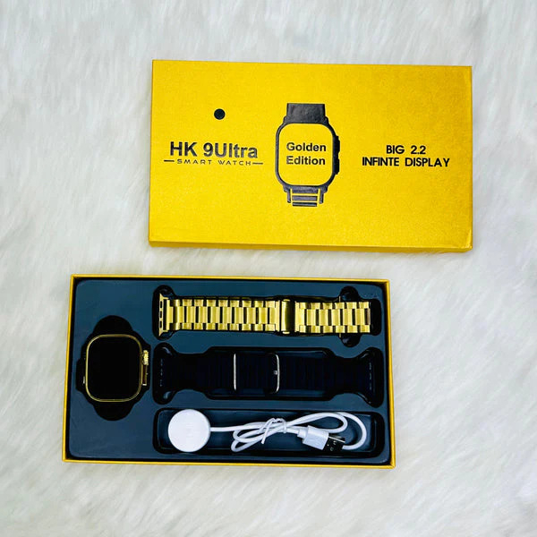 ساعت هوشمند مدل hk9 ultra golden edition