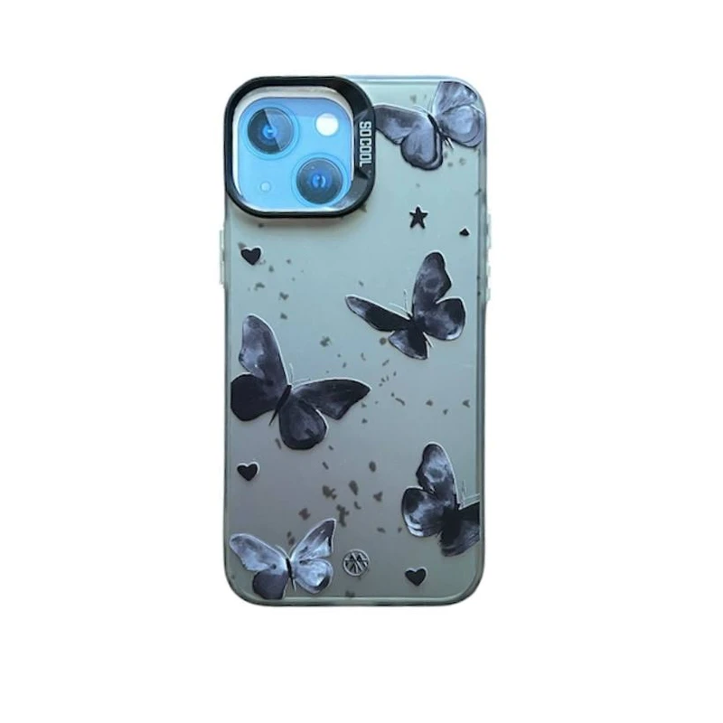 کاور سوکول طرح پروانه کد 3981 مناسب برای گوشی موبایل اپل Iphone 13 mini