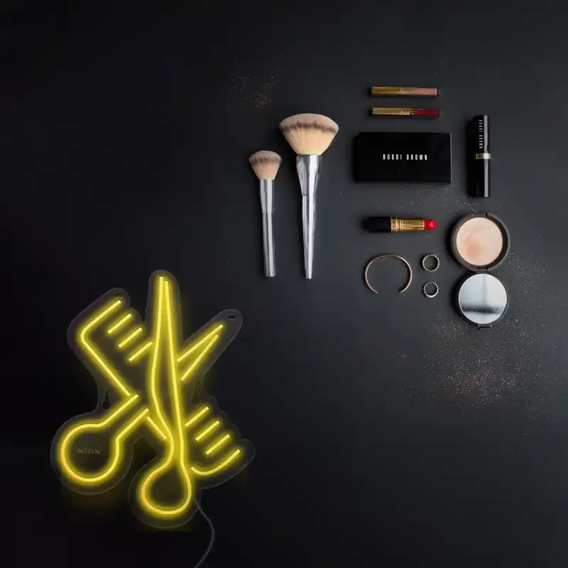 چراغ دیواری نئون دیزاین طرح Barber_YL