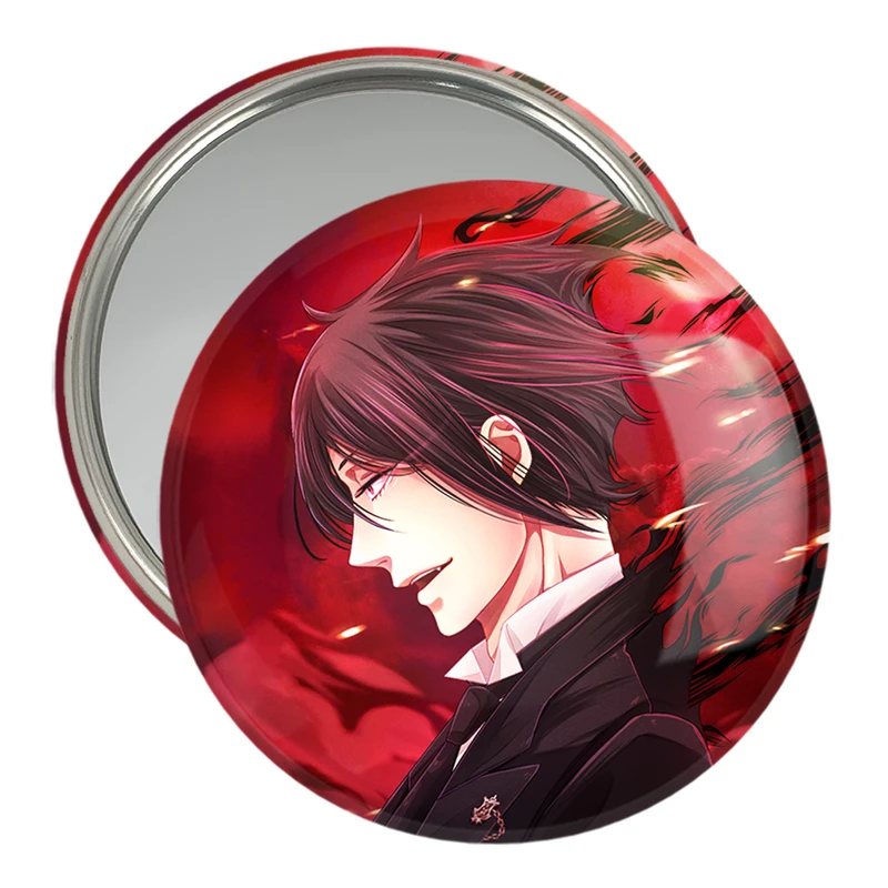 آینه جیبی خندالو مدل سباستین انیمه خادم سیاه Black Butler  کد 16301